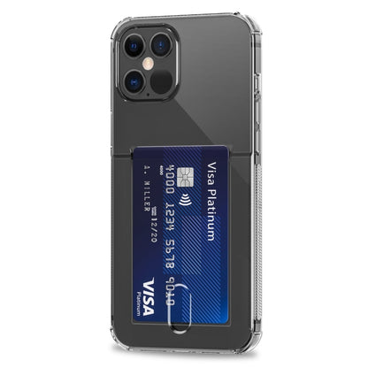 Transparent TPU Phone Case with Card Slots, For iPhone 14 Pro, For iPhone 14