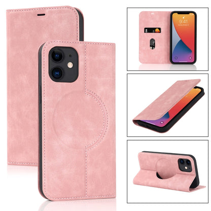 Wireless Charging Magsafe Leather Phone Case, For iPhone 12 mini, For iPhone 12 Pro, For iPhone 12, For iPhone 13 mini