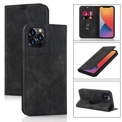 Wireless Charging Magsafe Leather Phone Case, For iPhone 12 mini, For iPhone 12 Pro, For iPhone 12, For iPhone 13 mini