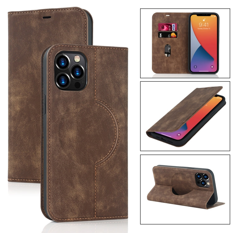 Wireless Charging Magsafe Leather Phone Case, For iPhone 12 mini, For iPhone 12 Pro, For iPhone 12, For iPhone 13 mini