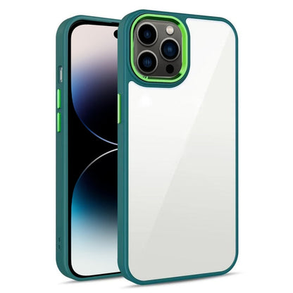3 in 1 Electroplated Acrylic Phone Case, For iPhone 14, For iPhone 14 Plus, For iPhone 14 Pro