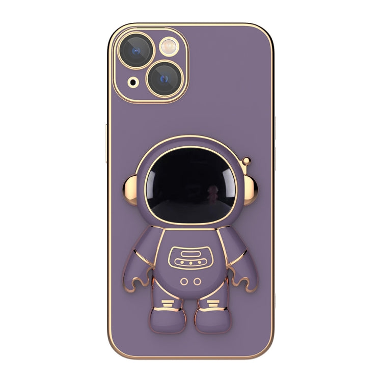 Plating Astronaut Holder Phone Case, For iPhone 13 Pro Max, For iPhone 13 Pro