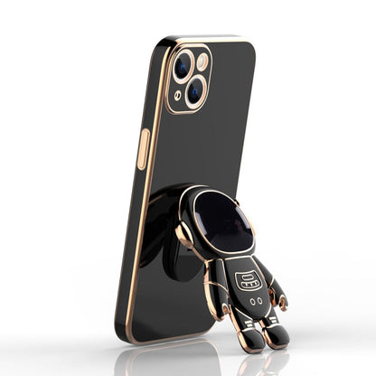 Plating Astronaut Holder Phone Case, For iPhone 11