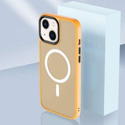 Skin Feel TPU + Frosted PC MagSafe Phone Case, For iPhone 14, For iPhone 14 Plus, For iPhone 14 Pro