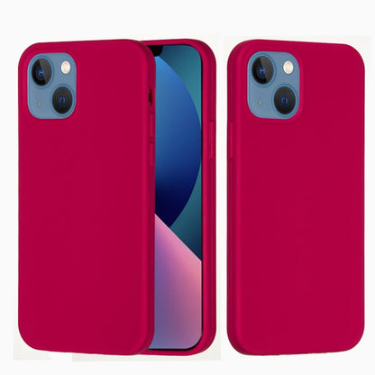 Solid Color Silicone Phone Case, For iPhone 14, For iPhone 14 Plus