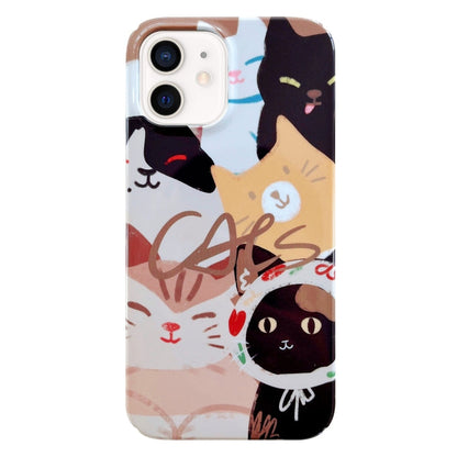 Painted Pattern PC Phone Case, For iPhone 13 Pro Max, For iPhone 12