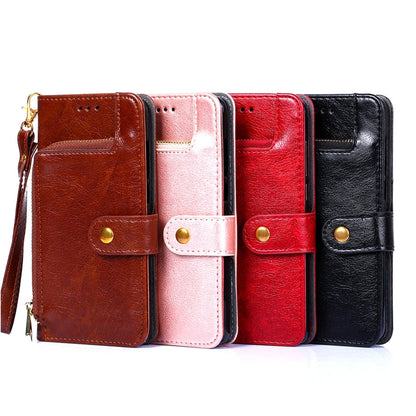 Zipper Bag Leather Phone Case, For OPPO A57 4G 2022, For OPPO Reno7 A JP Version, For Huawei nova 10, For Motorola Moto G62 5G, For Huawei nova 10 Pro, For Nokia C100