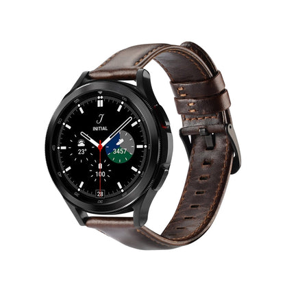 DUX DUCIS 22mm Genuine Leather Watch Band For Samsung Galaxy/Huawei/Honor/Xiaomi Watch, 22mm