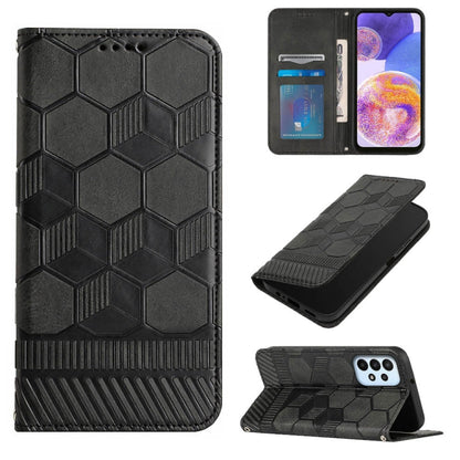 Football Texture Magnetic Leather Flip Phone Case, For Samsung Galaxy A12 5G / M12 / F12, For Samsung Galaxy A13 5G, For Samsung Galaxy A23 5G, For Samsung Galaxy A33 5G