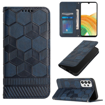 Football Texture Magnetic Leather Flip Phone Case, For Samsung Galaxy A12 5G / M12 / F12, For Samsung Galaxy A13 5G, For Samsung Galaxy A23 5G, For Samsung Galaxy A33 5G
