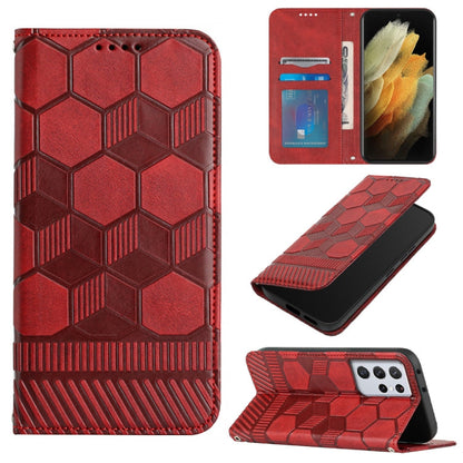 Football Texture Magnetic Leather Flip Phone Case, For Samsung Galaxy S21+ 5G, For Samsung Galaxy S21 Ultra 5G, For Samsung Galaxy S21 FE, For Samsung Galaxy S22 5G