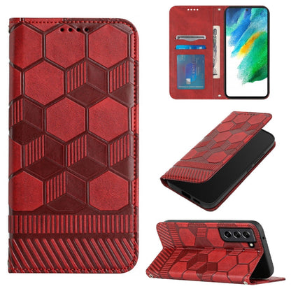 Football Texture Magnetic Leather Flip Phone Case, For Samsung Galaxy S21+ 5G, For Samsung Galaxy S21 Ultra 5G, For Samsung Galaxy S21 FE, For Samsung Galaxy S22 5G