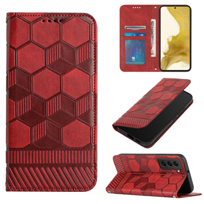 Football Texture Magnetic Leather Flip Phone Case, For Samsung Galaxy S22+ 5G, For Samsung Galaxy S22 Ultra 5G, For Samsung Galaxy A03 166mm, For Samsung Galaxy A13 4G