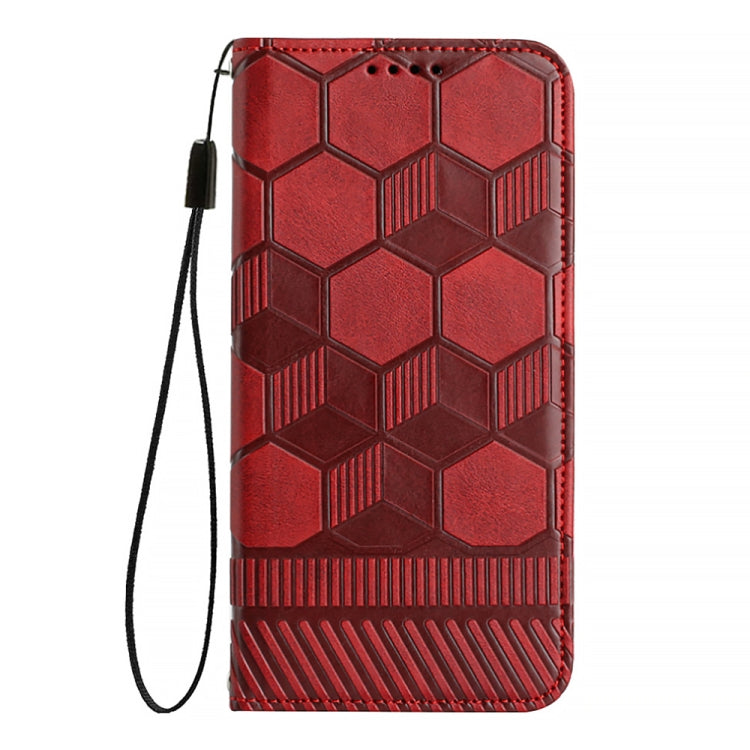 Football Texture Magnetic Leather Flip Phone Case, For Samsung Galaxy S22+ 5G, For Samsung Galaxy S22 Ultra 5G, For Samsung Galaxy A03 166mm, For Samsung Galaxy A13 4G
