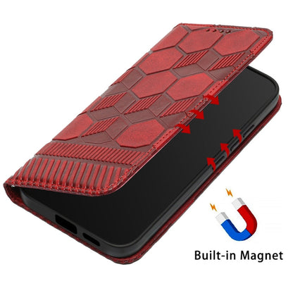 Football Texture Magnetic Leather Flip Phone Case, For Samsung Galaxy S22+ 5G, For Samsung Galaxy S22 Ultra 5G, For Samsung Galaxy A03 166mm, For Samsung Galaxy A13 4G