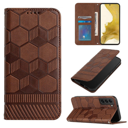 Football Texture Magnetic Leather Flip Phone Case, For Samsung Galaxy S22+ 5G, For Samsung Galaxy S22 Ultra 5G, For Samsung Galaxy A03 166mm, For Samsung Galaxy A13 4G