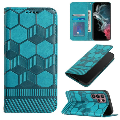 Football Texture Magnetic Leather Flip Phone Case, For Samsung Galaxy S22+ 5G, For Samsung Galaxy S22 Ultra 5G, For Samsung Galaxy A03 166mm, For Samsung Galaxy A13 4G