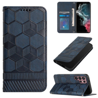 Football Texture Magnetic Leather Flip Phone Case, For Samsung Galaxy S22+ 5G, For Samsung Galaxy S22 Ultra 5G, For Samsung Galaxy A03 166mm, For Samsung Galaxy A13 4G