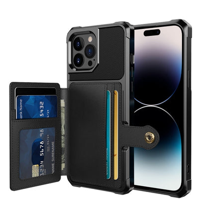 Magnetic Wallet Card Bag Leather Phone Case, For iPhone 14, For iPhone 14 Plus, For iPhone 14 Pro, For iPhone 14 Pro Max