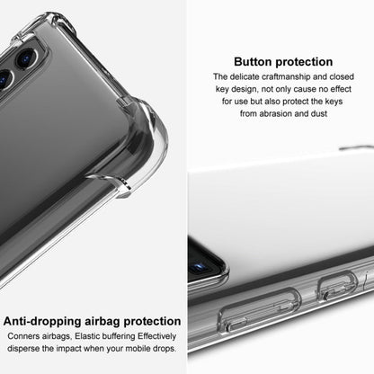 IMAK All-inclusive Shockproof Airbag TPU Protective Case, with Screen Protector, For LG V60 ThinQ 5G, For Galaxy A71, For Galaxy S20+ 5G, For Sony Xperia 10 II