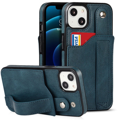 Wrist Strap Holder Phone Case, For iPhone 14 Plus