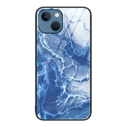 Marble Pattern Glass Protective Phone Case, For iPhone 13 Pro Max, For iPhone 13 Pro, For iPhone 13