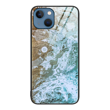 Marble Pattern Glass Protective Phone Case, For iPhone 14 Plus, For iPhone 14 Pro Max, For iPhone 14 Pro