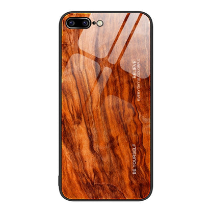 Wood Grain Glass Protective Case, For iPhone 7 Plus, For iPhone 11, For iPhone 14 Plus, For iPhone 14 Pro