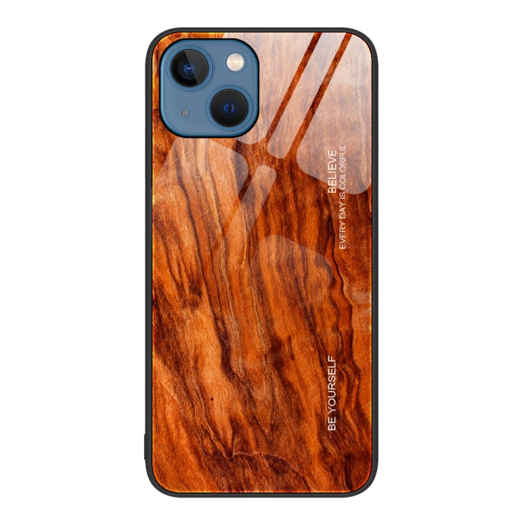 Wood Grain Glass Protective Case, For iPhone 7 Plus, For iPhone 11, For iPhone 14 Plus, For iPhone 14 Pro