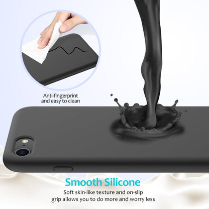 Shockproof Full Coverage Silicone Soft Protective Case, For iPhone SE 2022 / SE 2020