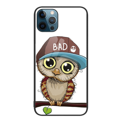 Colorful Painted Glass Phone Case, For iPhone 12 Pro Max