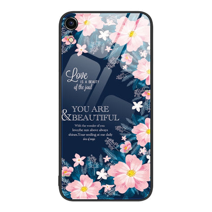Colorful Painted Glass Phone Case, For iPhone XR