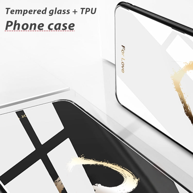 Colorful Painted Glass Phone Case, For iPhone XR