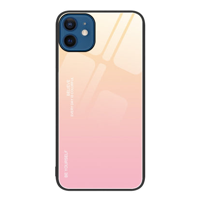 Gradient Color Glass Case, For iPhone 12 Pro Max, For iPhone 12, For iPhone 13 Pro Max