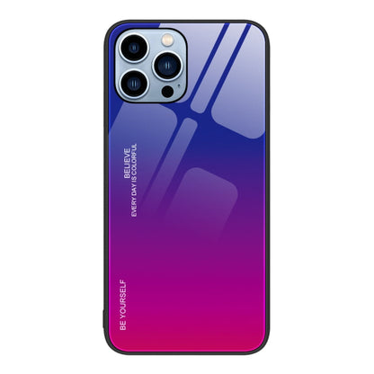 Gradient Color Glass Case, For iPhone 12 Pro Max, For iPhone 12, For iPhone 13 Pro Max