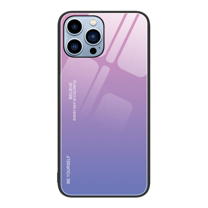 Gradient Color Glass Case, For iPhone 13 Pro, For iPhone 13, For iPhone 14 Plus