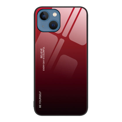 Gradient Color Glass Case, For iPhone 13 Pro, For iPhone 13, For iPhone 14 Plus