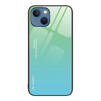 Gradient Color Glass Case, For iPhone 13 Pro, For iPhone 13, For iPhone 14 Plus
