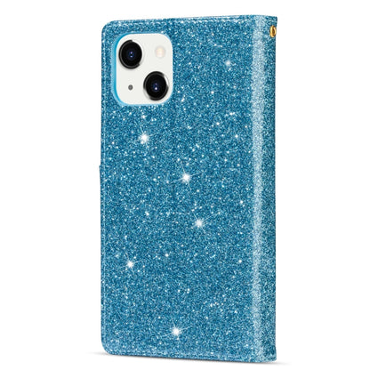 Multi-card Slots Laser Carving Glitter Zipper Leather Case, For iPhone 14, For iPhone 14 Max, For iPhone 14 Pro, For iPhone 14 Pro Max