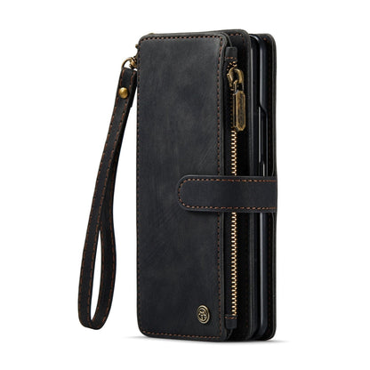 CaseMe C30 Multifunctional Card Slots Zipper Phone Leather Phone Case, For Samsung Galaxy Z Fold6 5G, For Samsung Galaxy Z Fold5, For Samsung Galaxy Z Fold4 5G