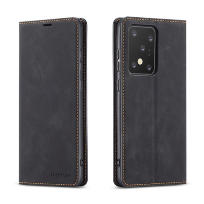 Forwenw Dream Series Oil Edge Strong Magnetism Horizontal Flip Leather Case with Holder & Card Slots & Wallet & Photo Frame, For Galaxy S20 Ultra