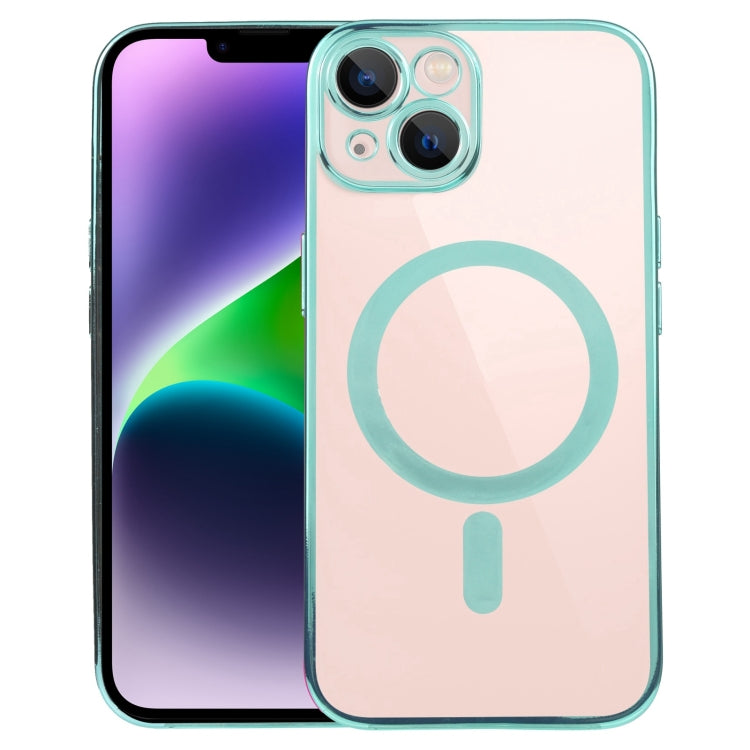 MagSafe Electroplating Straight TPU Phone Case, For iPhone 14, For iPhone 14 Plus