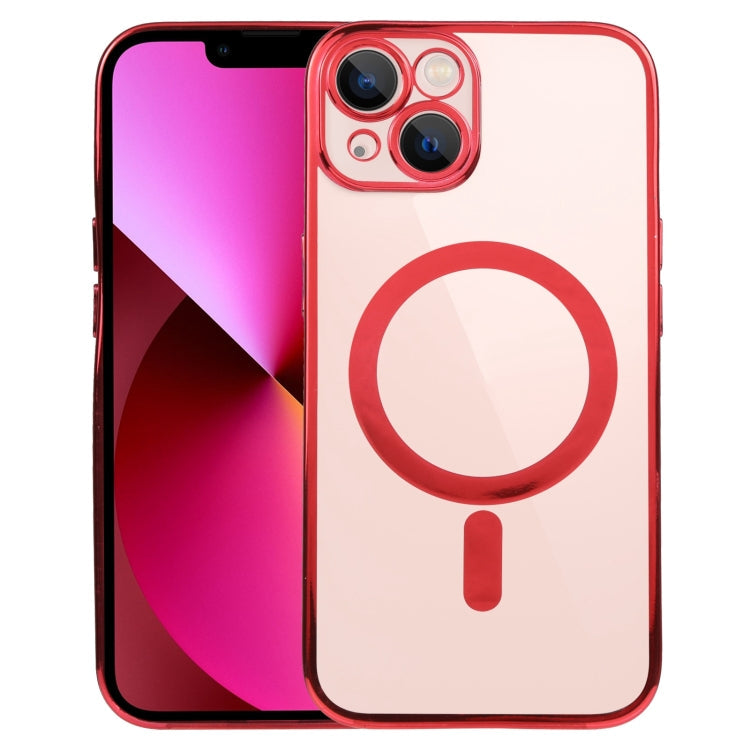 MagSafe Electroplating Straight TPU Phone Case, For iPhone 13, For iPhone 13 Pro