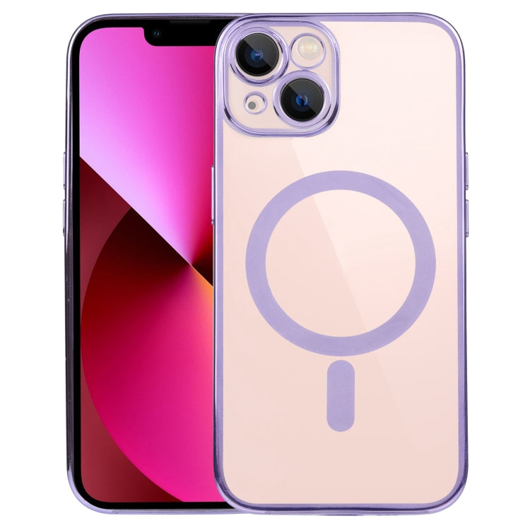 MagSafe Electroplating Straight TPU Phone Case, For iPhone 13, For iPhone 13 Pro
