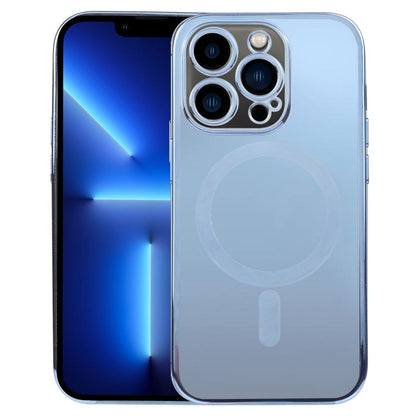 MagSafe Electroplating Straight TPU Phone Case, For iPhone 13, For iPhone 13 Pro