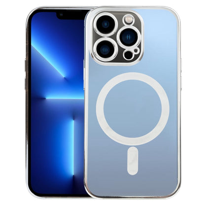 MagSafe Electroplating Straight TPU Phone Case, For iPhone 13, For iPhone 13 Pro