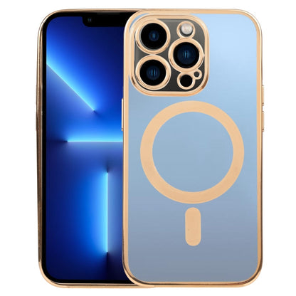 MagSafe Electroplating Straight TPU Phone Case, For iPhone 13, For iPhone 13 Pro