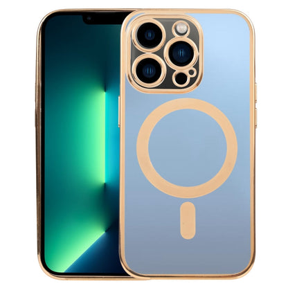 MagSafe Electroplating Straight TPU Phone Case, For iPhone 13 Pro Max, For iPhone 12