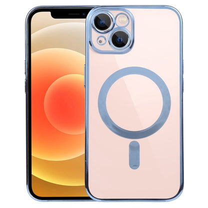 MagSafe Electroplating Straight TPU Phone Case, For iPhone 13 Pro Max, For iPhone 12