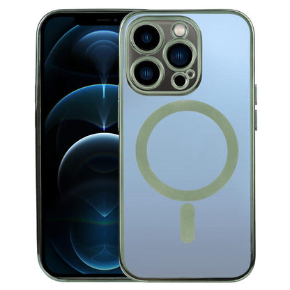 MagSafe Electroplating Straight TPU Phone Case, For iPhone 12 Pro, For iPhone 12 Pro Max
